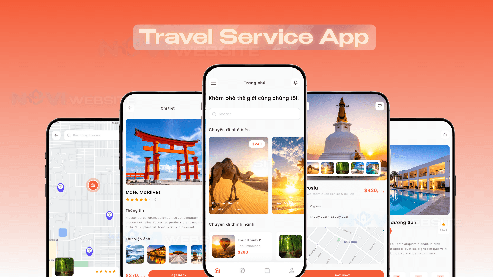 App dịch vụ du lịch