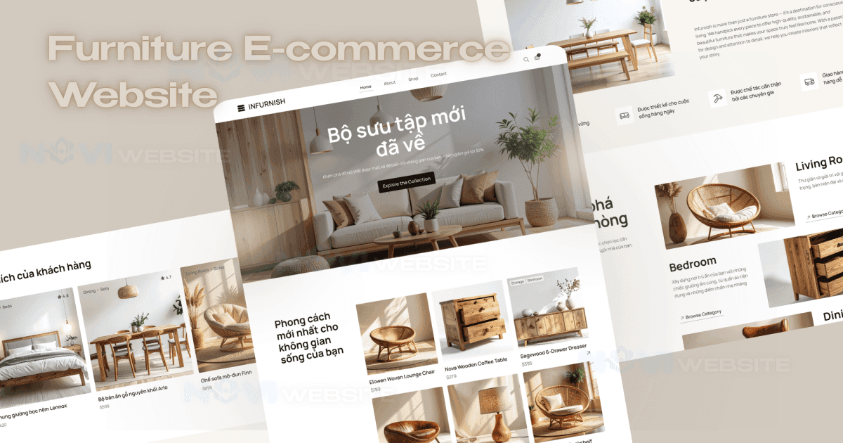 Website thương mại điện tử nội thất