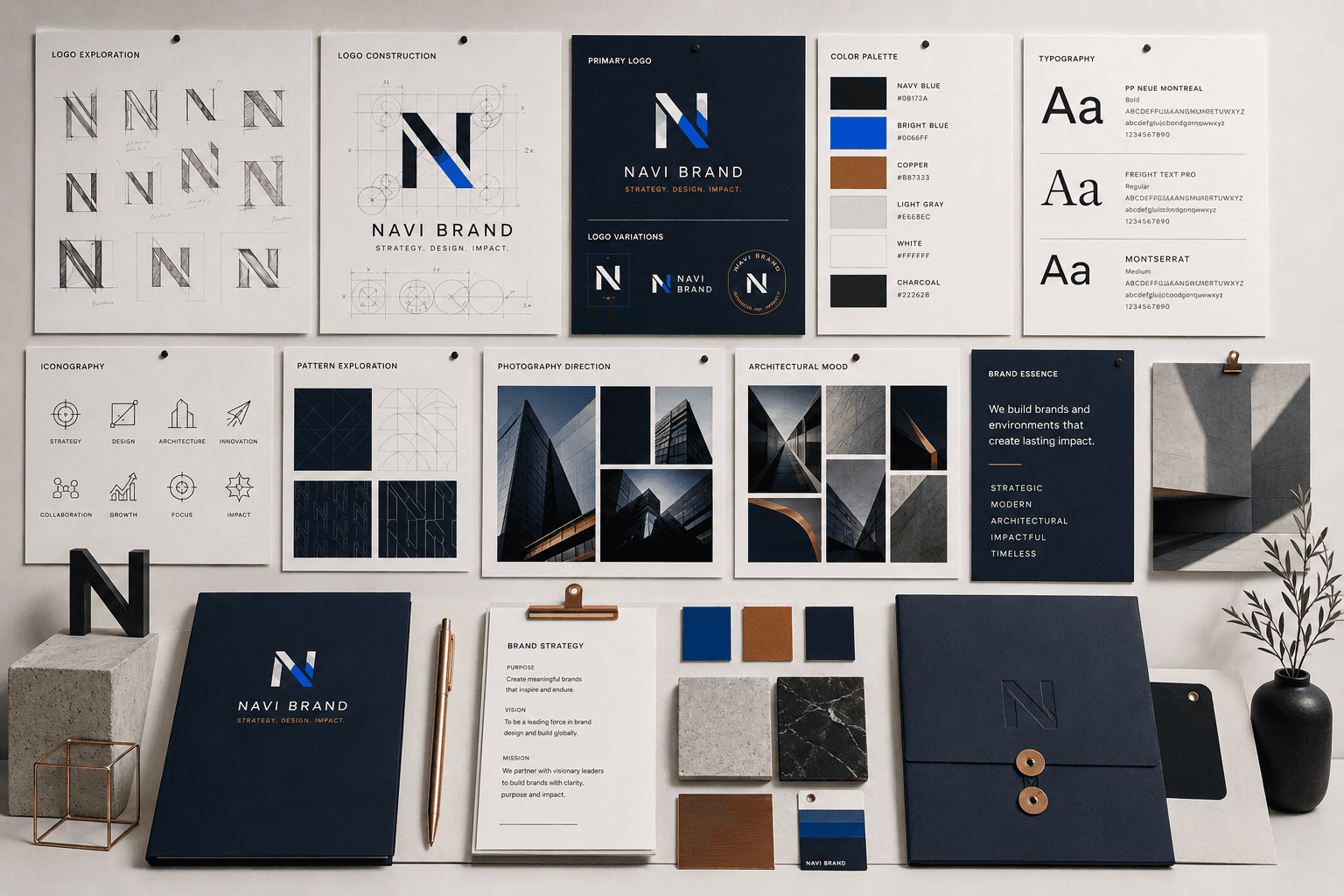 Moodboard định hướng phong cách hình ảnh