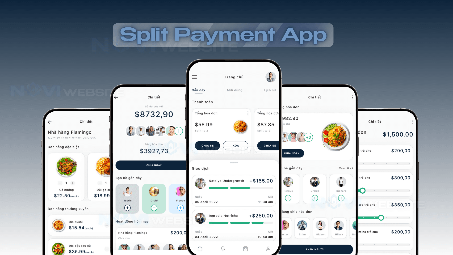 App chia tiền thanh toán