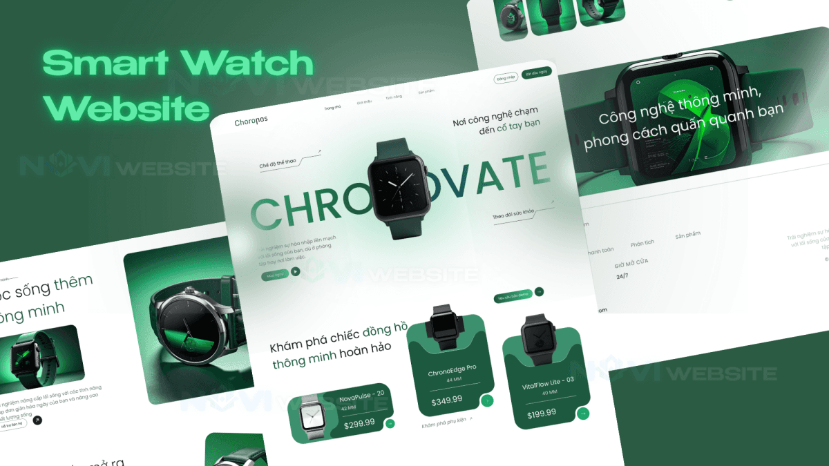 Website Đồng hồ thông minh