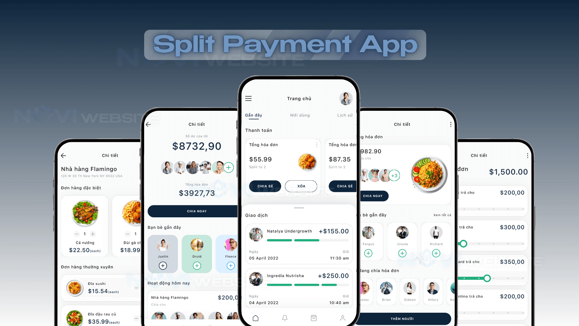 App chia tiền thanh toán
