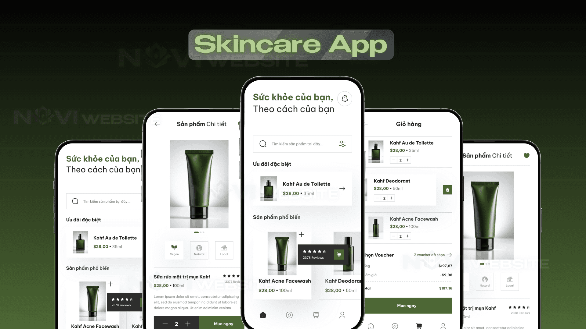 App chợ chăm sóc da