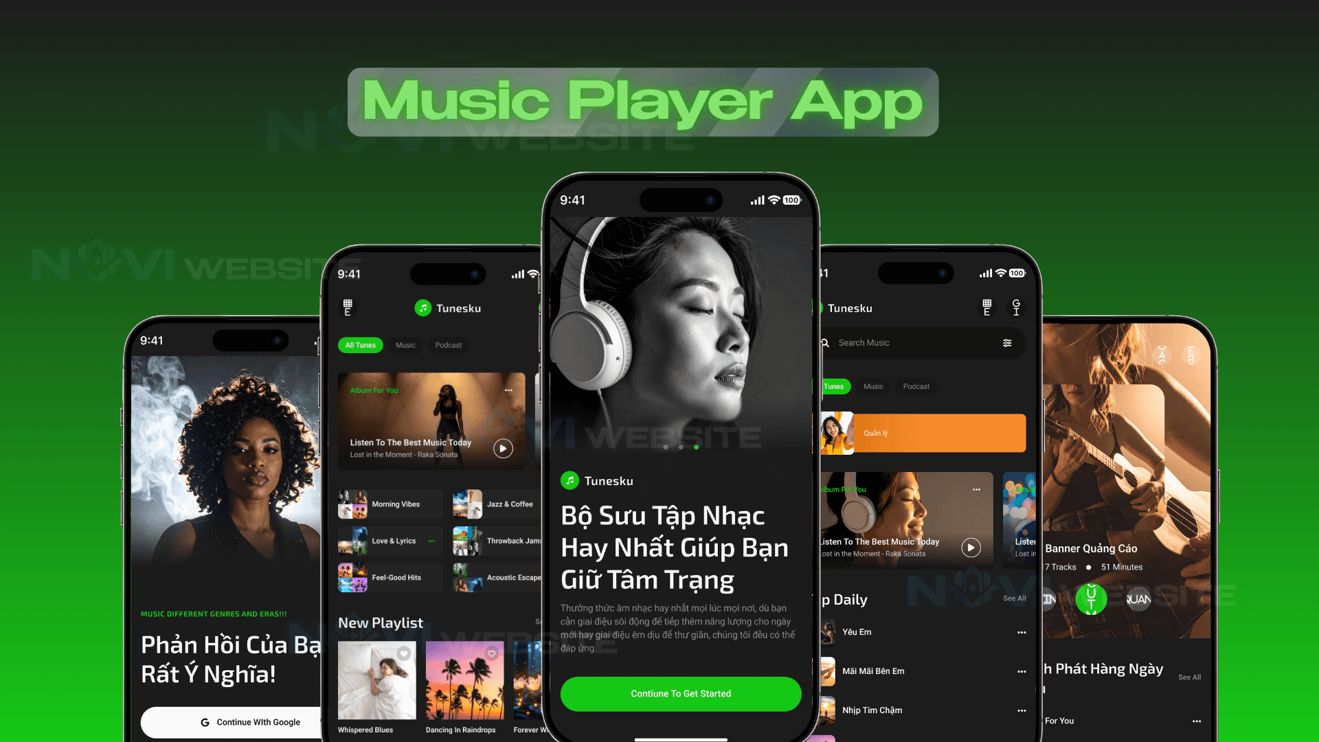 App nghe nhạc streaming
