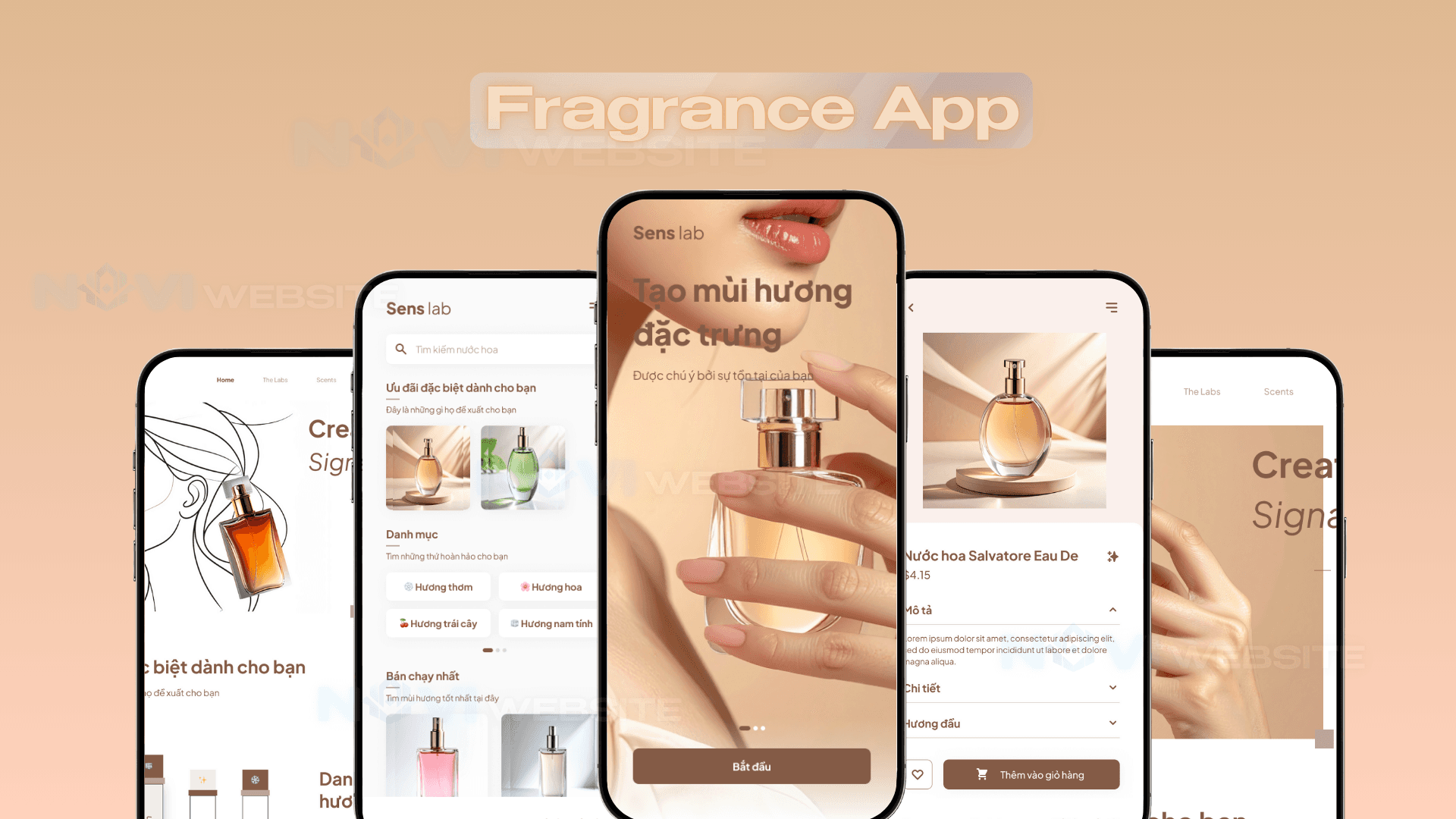 App nước hoa làm đẹp