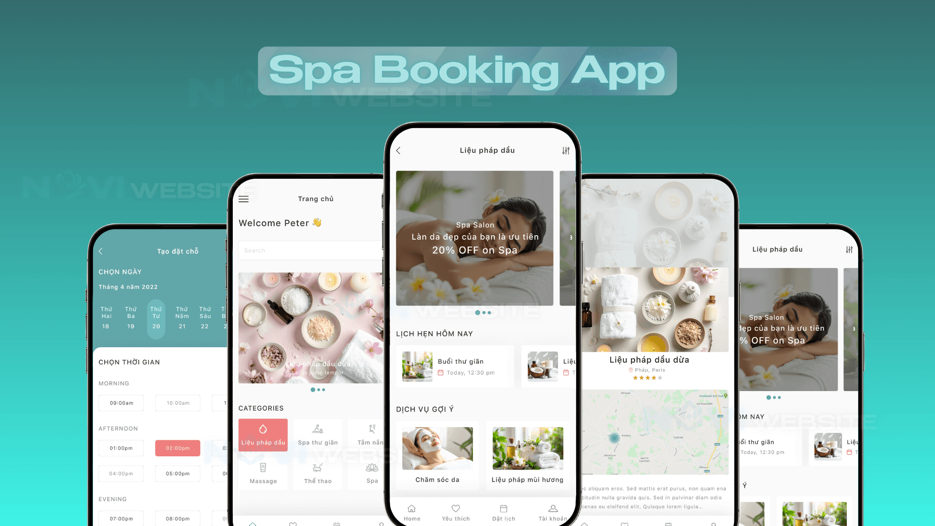 App spa salon làm đẹp