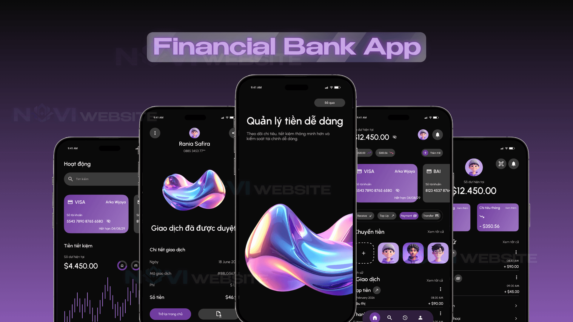 App tài chính cao cấp