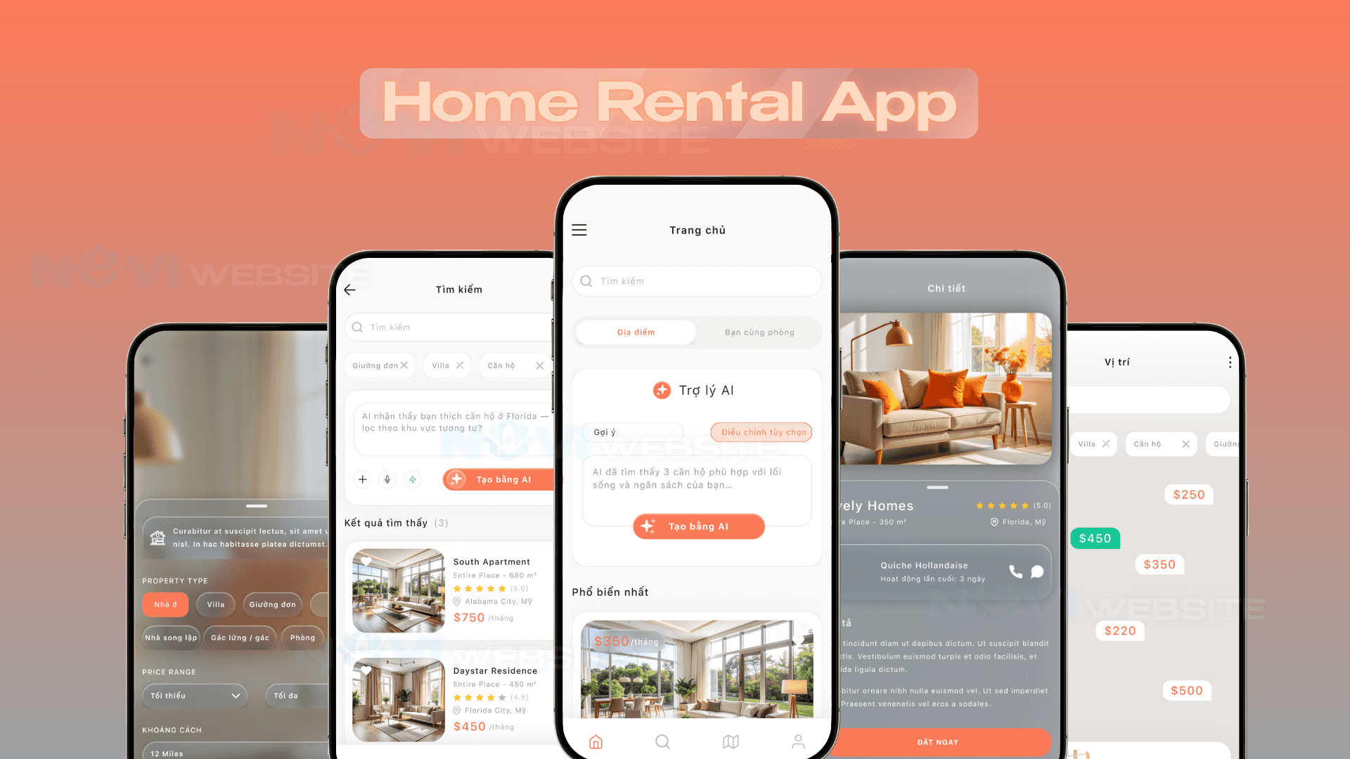 App thuê nhà AI