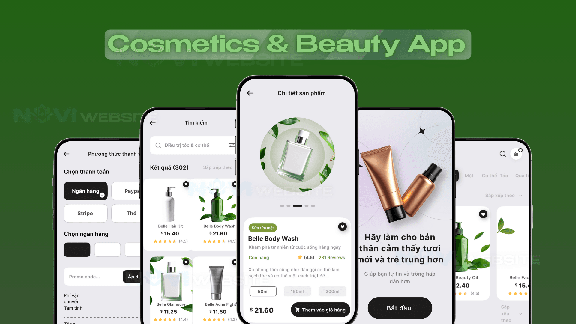 App TMĐT mỹ phẩm