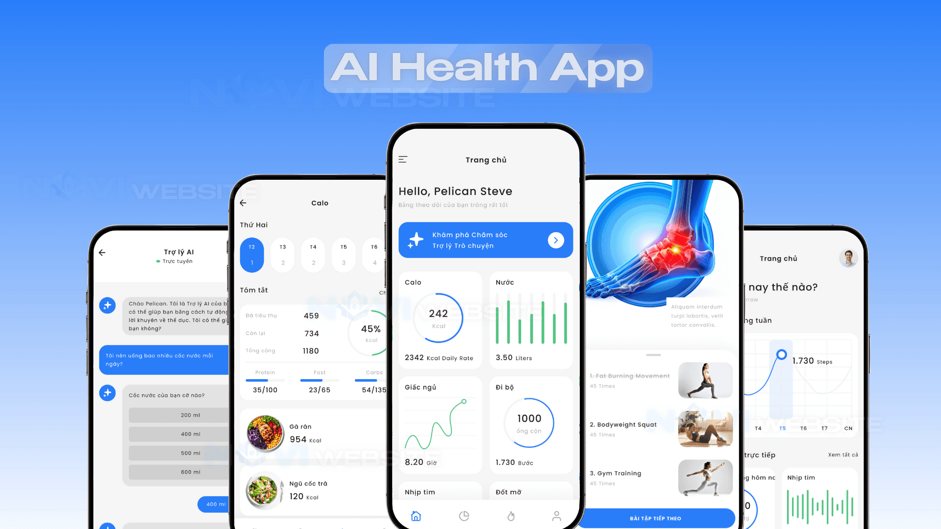 App trợ lý sức khỏe AI
