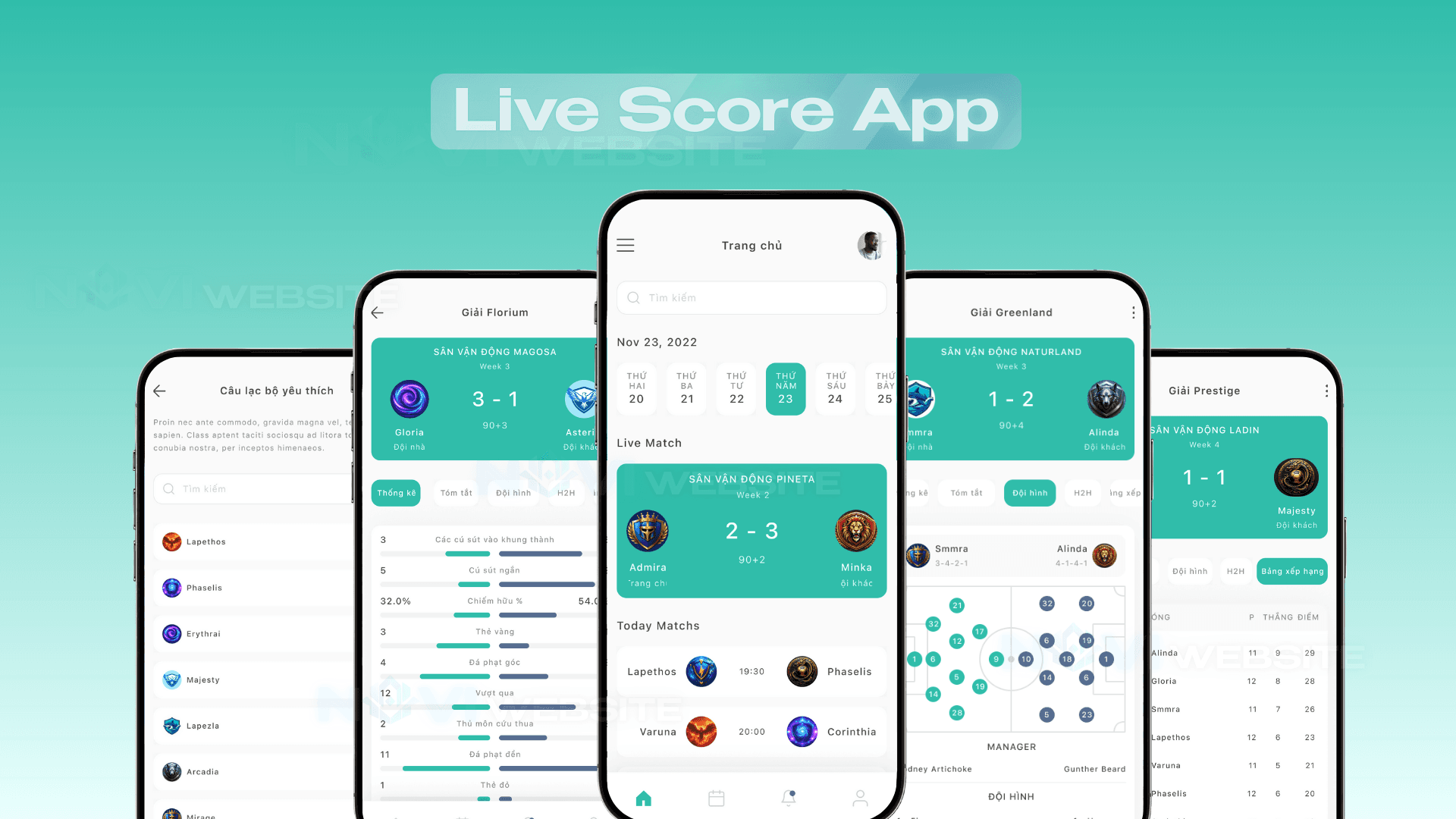 App tỷ số trực tiếp