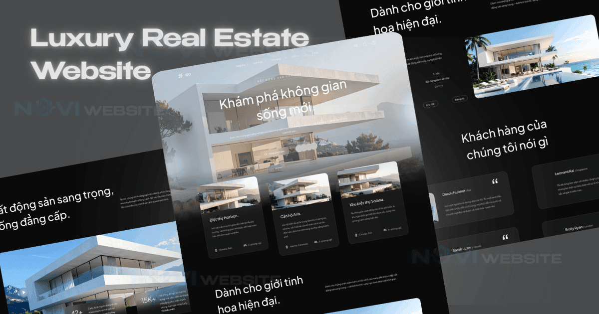 Website bất động sản cao cấp