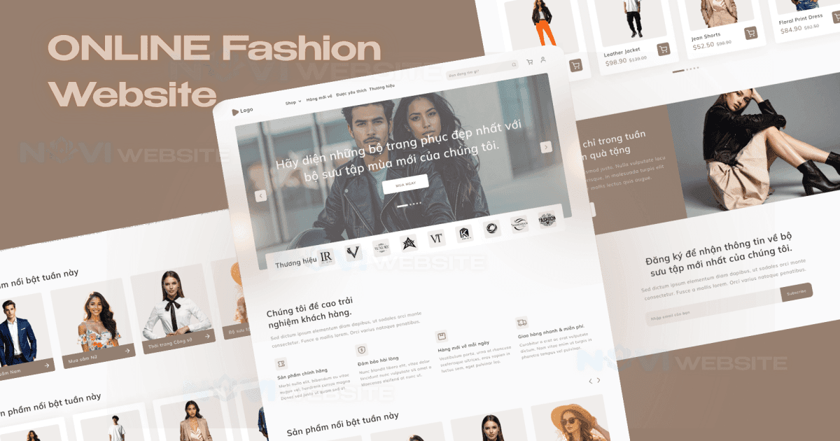 Website cửa hàng thời trang trực tuyến