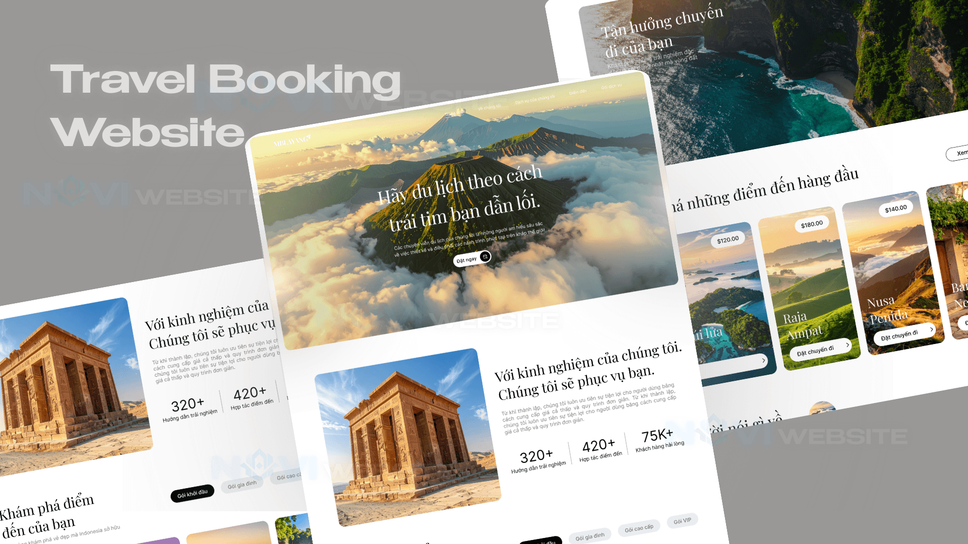 Website đặt tour du lịch