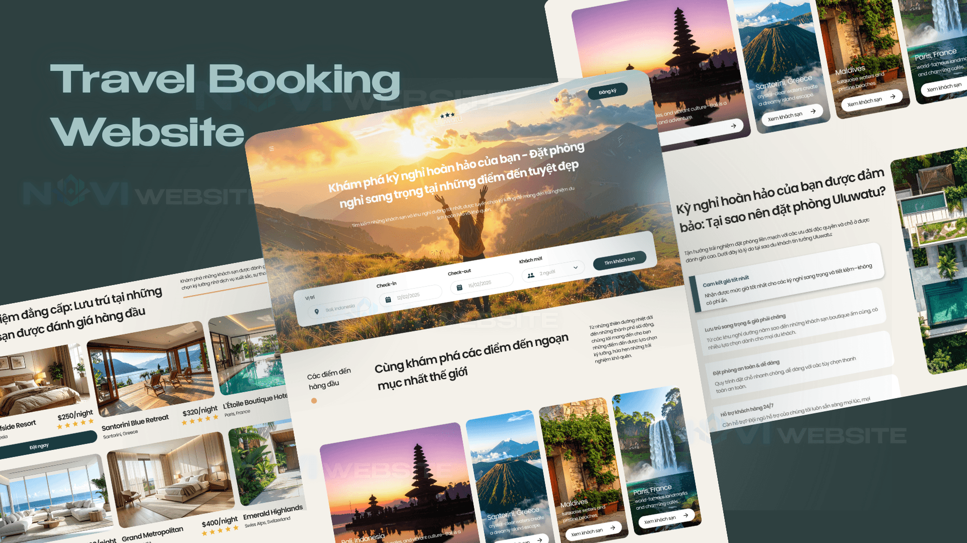 Website Landing Page đặt phòng khách sạn