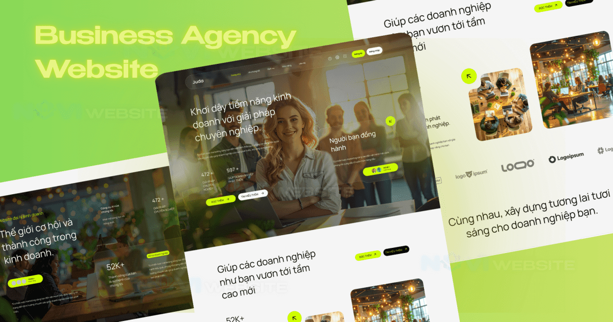 Website landing page doanh nghiệp / agency