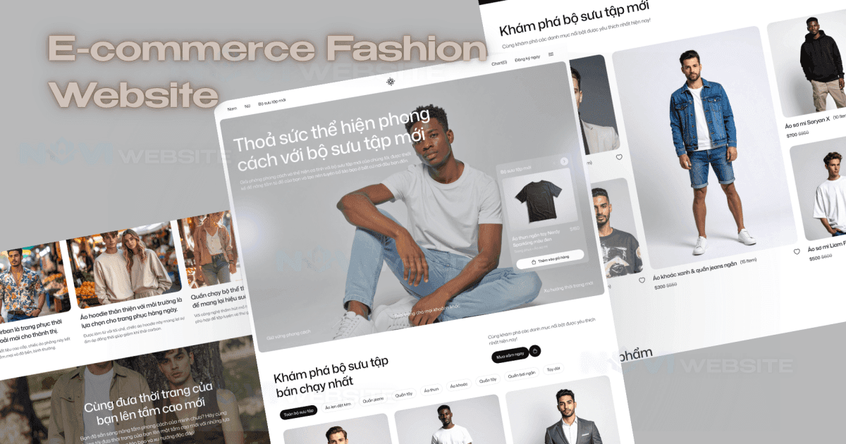 Website thời trang thương mại điện tử