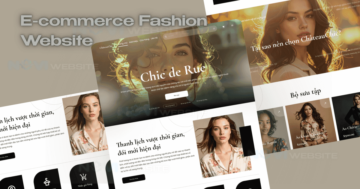 Website thời trang thương mại điện tử