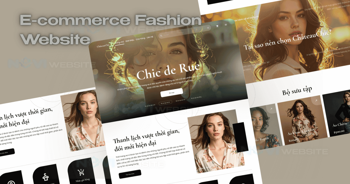 Website thời trang thương mại điện tử