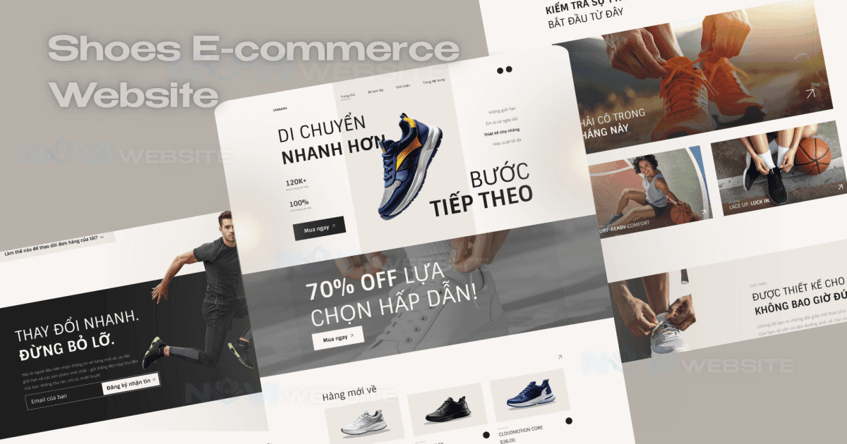Website thương mại điện tử giày thể thao