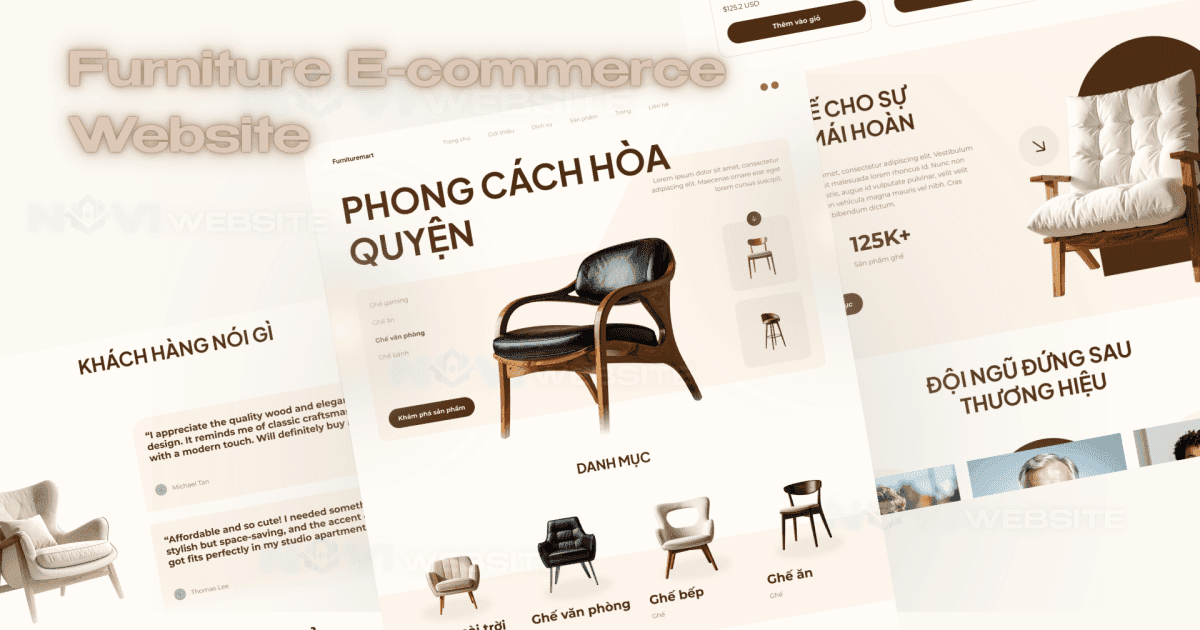 Website thương mại điện tử nội thất