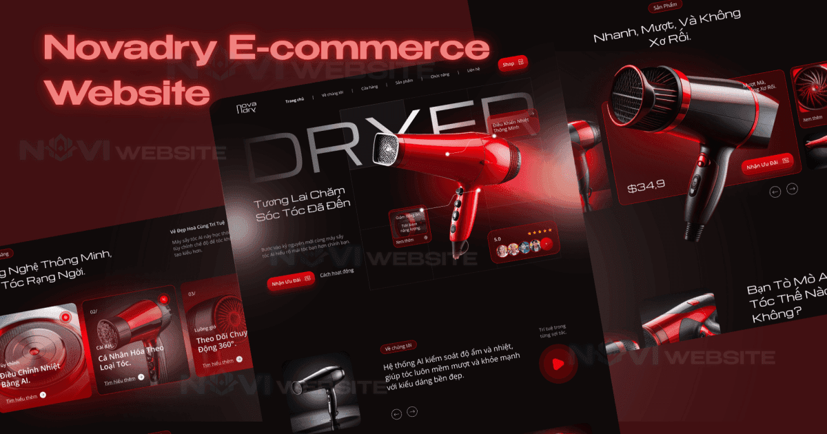 Website thương mại điện tử sản phẩm