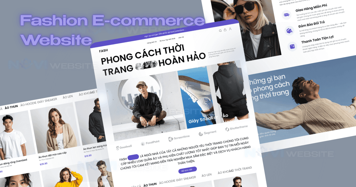 Website thương mại điện tử thời trang