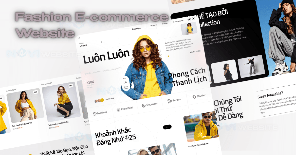 Website thương mại điện tử thời trang