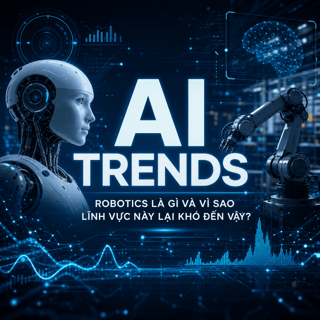 Robotics là gì và vì sao lĩnh vực này lại khó đến vậy?